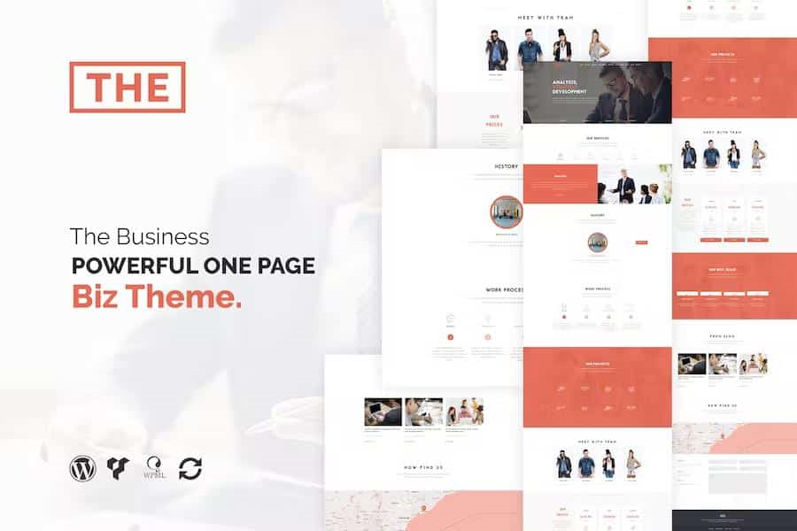 THE BUSINESS – POWERFUL ONE PAGE BIZ THEME